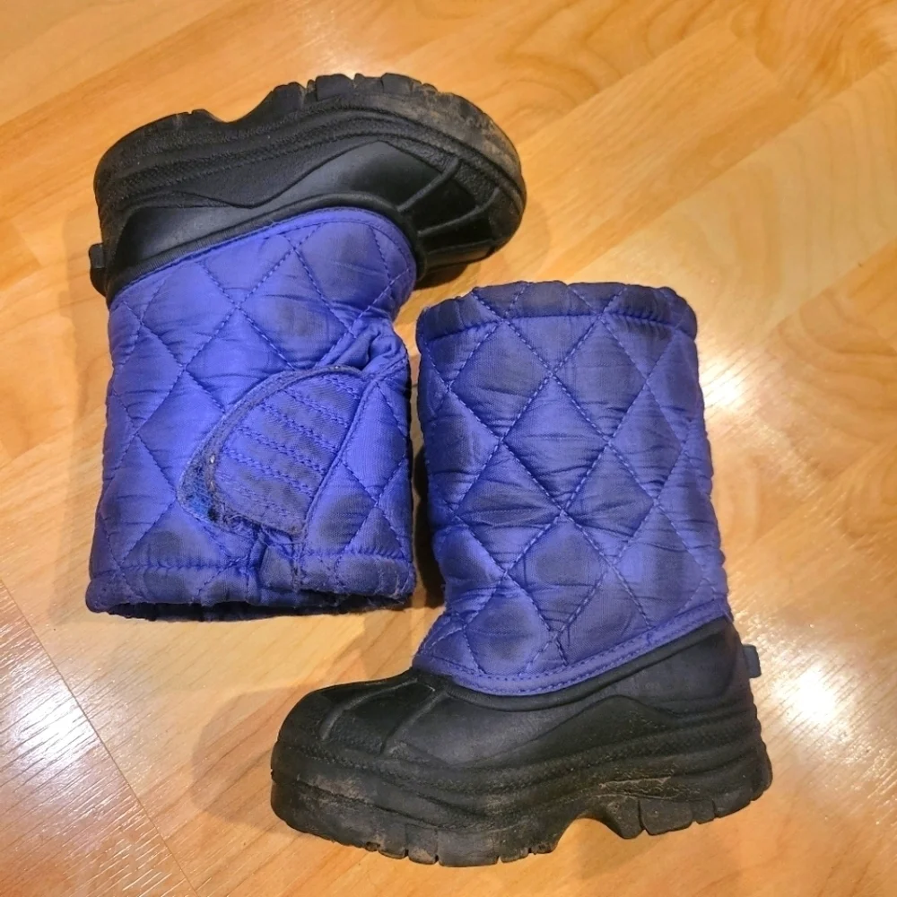 Crater Ridge Toddler Girl Winter Snow Boots Purple Size 6